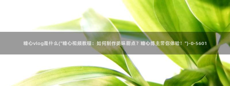 糖心vlog下载大全